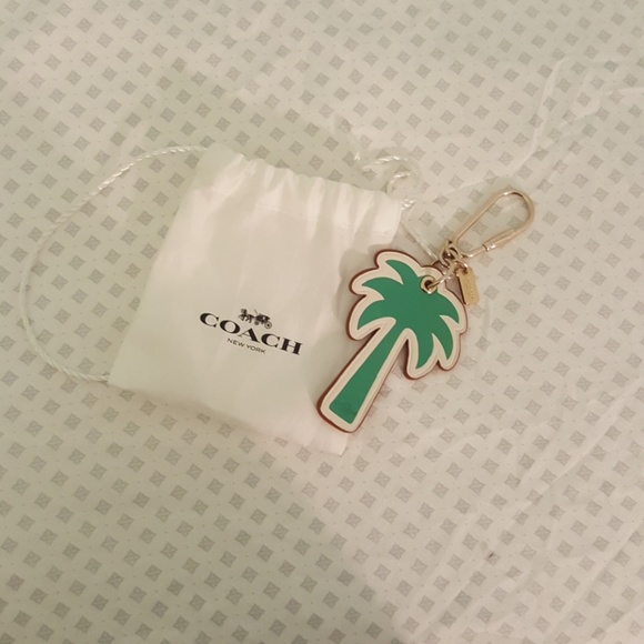 Coach Accessories - Coach Palm Tree Key Chain